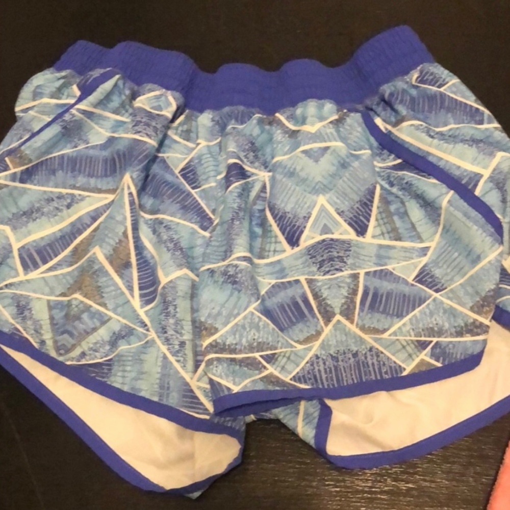 Blue patterned shorts from target